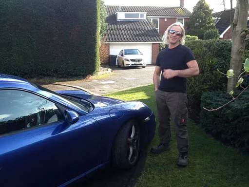 jon in a garden